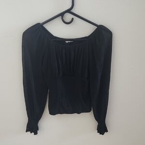 Ember Floral Black Women's Top